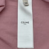 セリーヌ CELINE ロゴプリントTシャツ 2X764671Q ピンク コットン レディース 半袖Ｔシャツ