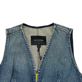 マークジェイコブス MARC JACOBS デニムノースリーブワンピース ブルー コットン レディース ワンピース