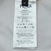 フェンディ FENDI FFロゴ刺繍Tシャツ FY0936 ホワイト コットン メンズ 半袖Ｔシャツ