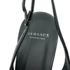 ヴェルサーチ VERSACE メデューサスリングバックパンプス ブラック レザー レディース パンプス