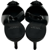 ヴェルサーチ VERSACE メデューサスリングバックパンプス ブラック レザー レディース パンプス