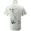 バーバリー BURBERRY グラフィットプリントTシャツ 8093592 ホワイト コットン メンズ 半袖Ｔシャツ