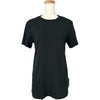 モンクレール MONCLER ロゴプリントTシャツ ブラック コットン レディース 半袖Ｔシャツ