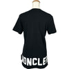 モンクレール MONCLER ロゴプリントTシャツ ブラック コットン レディース 半袖Ｔシャツ