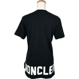 モンクレール MONCLER ロゴプリントTシャツ ブラック コットン レディース 半袖Ｔシャツ