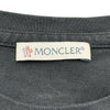 モンクレール MONCLER ロゴプリントTシャツ ブラック コットン レディース 半袖Ｔシャツ