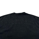 バレンシアガ BALENCIAGA バックロゴ刺繍Tシャツ 570805 ブラック コットン メンズ 半袖Ｔシャツ
