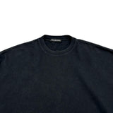 バレンシアガ BALENCIAGA バックロゴ刺繍Tシャツ 570805 ブラック コットン メンズ 半袖Ｔシャツ