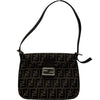 フェンディ FENDI ズッカワンショルダー ブラウン キャンバス レディース ショルダーバッグ