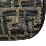 フェンディ FENDI ズッカワンショルダー ブラウン キャンバス レディース ショルダーバッグ