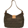 フェンディ FENDI ズッキーノワンショルダー 8BR036 ベージュ キャンバス レディース ショルダーバッグ