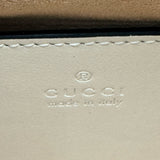 グッチ GUCCI GGマーモントショルダー 447632 ホワイト レザー レディース ショルダーバッグ