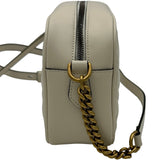 グッチ GUCCI GGマーモントショルダー 447632 ホワイト レザー レディース ショルダーバッグ