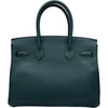 エルメス HERMES バーキン30 Ｙ刻 ブルーオラージュ シルバー金具 トゴ レディース ハンドバッグ