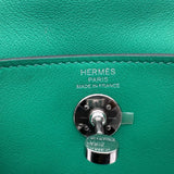 エルメス HERMES リンディミニ ヴェルソ Z刻印 ミント・ヴェールボスフォール シルバー金具 スイフト レディース ショルダーバッグ