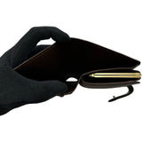 ルイ・ヴィトン LOUIS VUITTON ポルトモネ・ビエ・ヴィエノワ N61664 ブラウン ダミエ ユニセックス 二つ折り財布