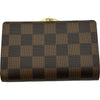 ルイ・ヴィトン LOUIS VUITTON ポルトモネ・ビエ・ヴィエノワ N61664 ブラウン ダミエ ユニセックス 二つ折り財布