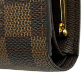 ルイ・ヴィトン LOUIS VUITTON ポルトモネ・ビエ・ヴィエノワ N61664 ブラウン ダミエ ユニセックス 二つ折り財布
