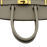 エルメス HERMES バーキン25 K刻 クレ ゴールド金具 トゴ レディース ハンドバッグ