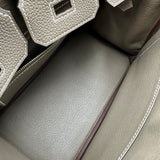 エルメス HERMES バーキン25 Z刻 エトゥープ ゴールド金具 トゴ レディース ハンドバッグ