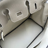 エルメス HERMES バーキン25　パーソナルオーダー U刻 トゥルティエールグレー/マッシュルーム シルバー金具 トゴ レディース ハンドバッグ