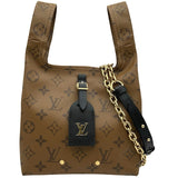 ルイ・ヴィトン LOUIS VUITTON アトランティス BB M46816 ブラウン モノグラム・リバース レディース ショルダーバッグ