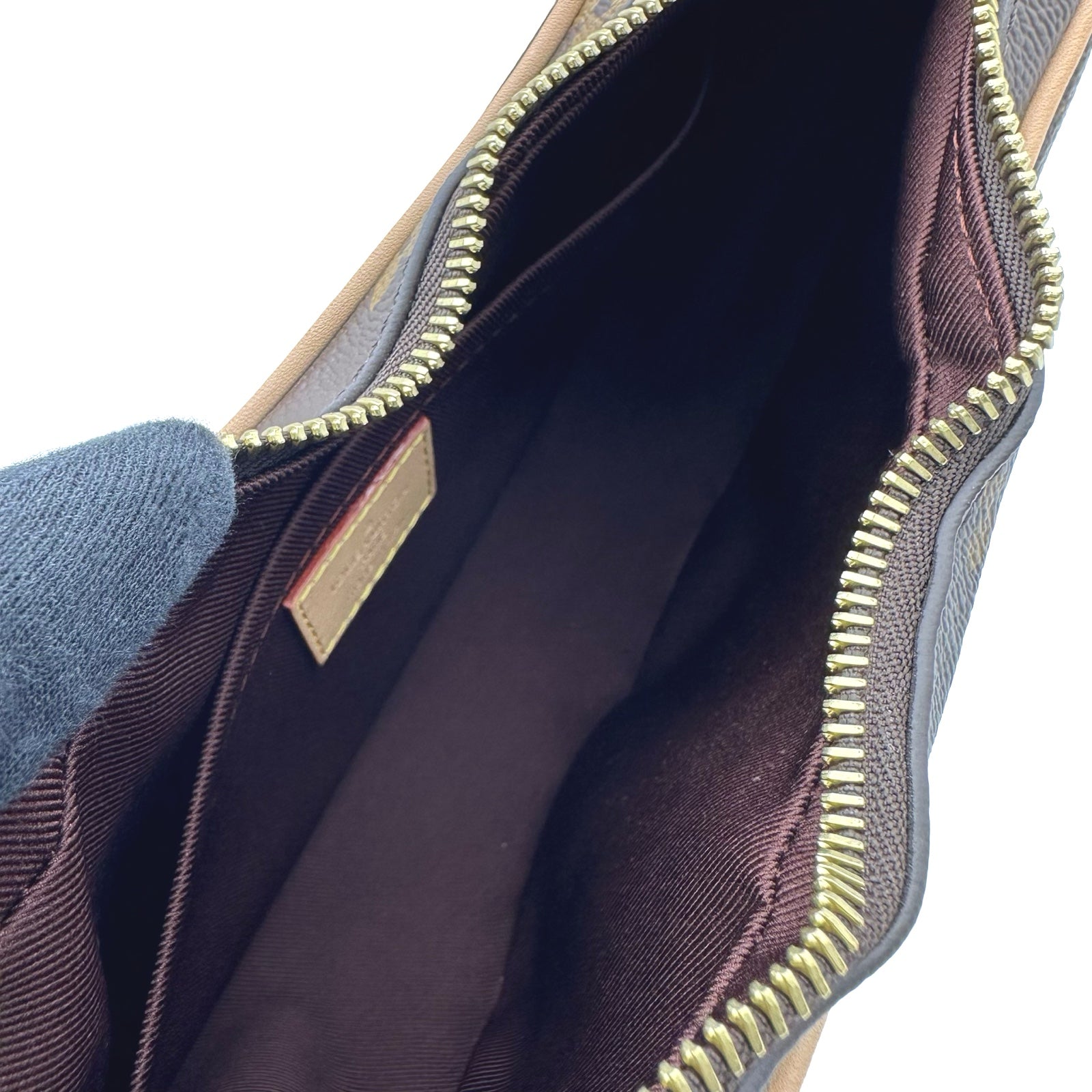ルイ・ヴィトン LOUIS VUITTON クロワッサン M46828 ブラウン