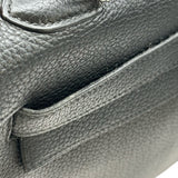 エルメス HERMES ケリー32 内縫い □J刻 ブラック シルバー金具 トゴ レディース ショルダーバッグ