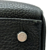エルメス HERMES ケリー32 内縫い □J刻 ブラック シルバー金具 トゴ レディース ショルダーバッグ