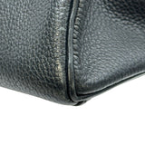 エルメス HERMES ケリー32 内縫い □J刻 ブラック シルバー金具 トゴ レディース ショルダーバッグ