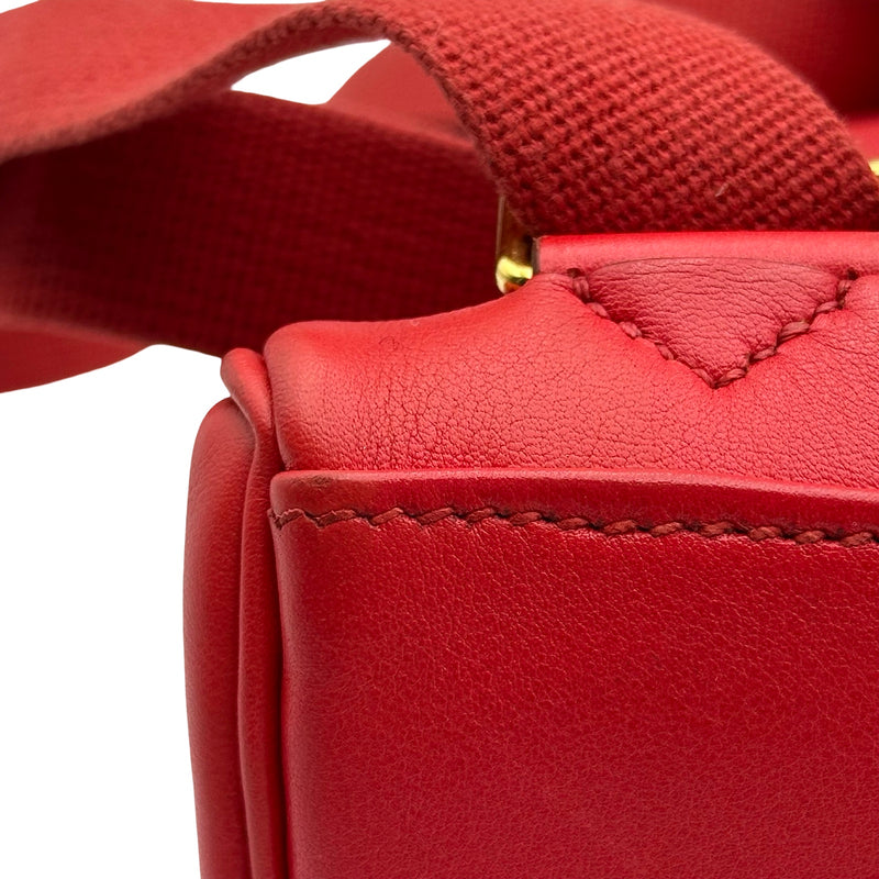 エルメス HERMES ケリーアドGM □A刻 ルージュヴィフ ゴールド金具