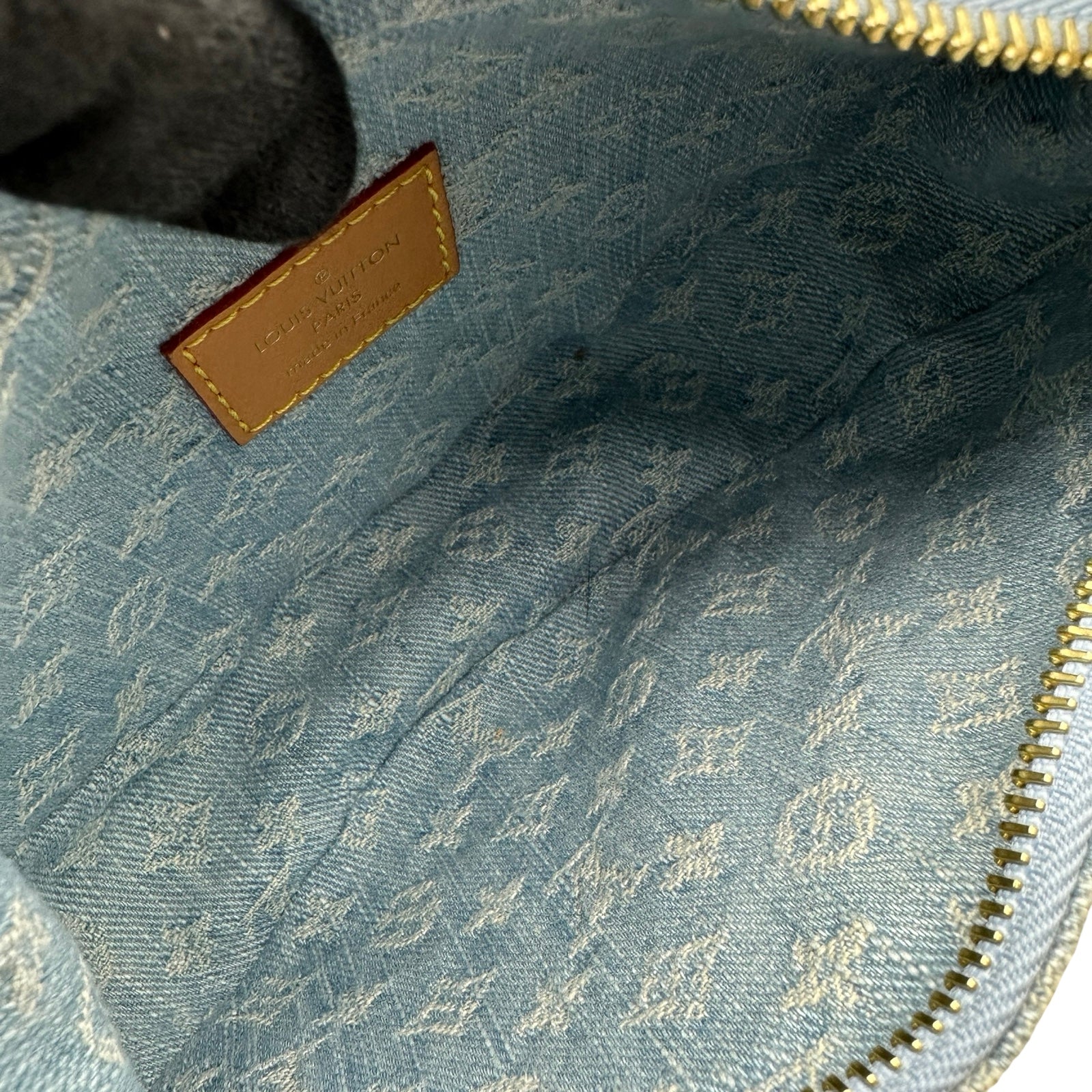 ルイ・ヴィトン LOUIS VUITTON ループ M24846 ブルー デニム レディース ショルダーバッグ ルイ・ヴィトン LOUIS VUITTON ループ M24846 ブルー デニム