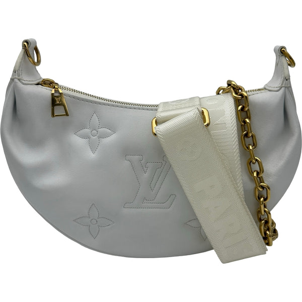 ルイ・ヴィトン LOUIS VUITTON オーバー ザ ムーン M59959 スノー バブルグラムレザー レディース ショルダーバッグ ルイ・ヴィトン LOUIS VUITTON オーバーザムーン M59959 スノー