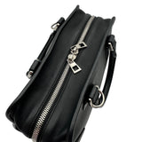 ロエベ LOEWE アマソナ28 ブラック シルバー金具 カーフ レディース ハンドバッグ