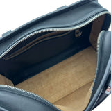 ロエベ LOEWE アマソナ28 ブラック シルバー金具 カーフ レディース ハンドバッグ