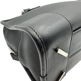 ロエベ LOEWE アマソナ28 ブラック シルバー金具 カーフ レディース ハンドバッグ