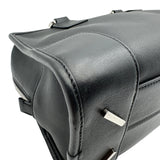 ロエベ LOEWE アマソナ28 ブラック シルバー金具 カーフ レディース ハンドバッグ