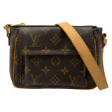 ルイ・ヴィトン LOUIS VUITTON ヴィバシテPM M51165 ブラウン モノグラム/レザー レディース ショルダーバッグ