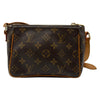 ルイ・ヴィトン LOUIS VUITTON ヴィバシテPM M51165 ブラウン モノグラム/レザー レディース ショルダーバッグ