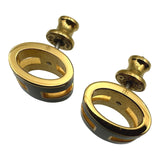 エルメス HERMES ポップH ピアス ブラック/ゴールド メタル エナメル アクセサリー レディース