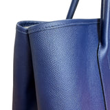 エルメス HERMES ガーデンパーティPM T刻 ブルーサフィール シルバー金具 エプソン ユニセックス ハンドバッグ