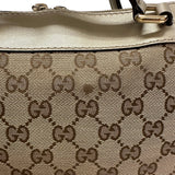グッチ GUCCI メイフェア GGキャンバストートバッグ 269894 ブロンズ/ブラウン レザー/GGキャンバス レディース ハンドバッグ