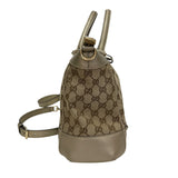 グッチ GUCCI メイフェア GGキャンバストートバッグ 269894 ブロンズ/ブラウン レザー/GGキャンバス レディース ハンドバッグ