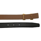 エルメス HERMES コンスタンス ベルト70cm ブラック/ゴールド金具 ボックスカーフ/クシュベル レディース ベルト
