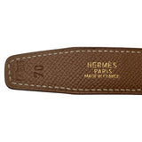 エルメス HERMES コンスタンス ベルト70cm ブラック/ゴールド金具 ボックスカーフ/クシュベル レディース ベルト