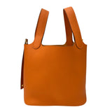 エルメス HERMES ピコタンロックPM K刻 オレンジミニアン ゴールド金具 トリヨン レディース ハンドバッグ