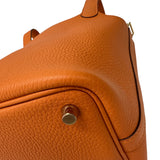 エルメス HERMES ピコタンロックPM K刻 オレンジミニアン ゴールド金具 トリヨン レディース ハンドバッグ