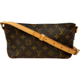 ルイ・ヴィトン LOUIS VUITTON トロッター M51240 ブラウン モノグラム レディース ショルダーバッグ
