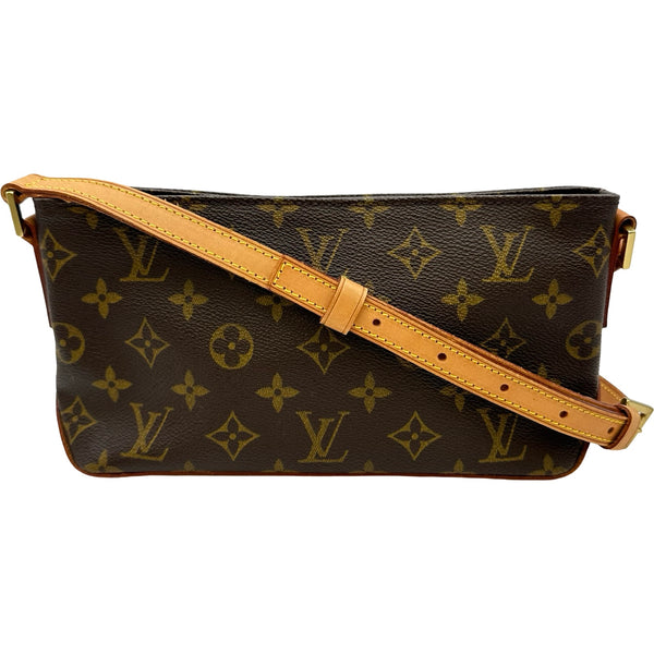 ルイ・ヴィトン　トロター　モノグラム　ショルダー　LOUIS VUITTON ルイ・ヴィトン LOUIS VUITTON トロッター M51240 ブラウン モノグラム