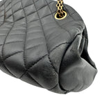 シャネル CHANEL マドモアゼル ボーリングバッグ A50556 14番 ブラック ゴールド金具 ラムスキン レディース ハンドバッグ